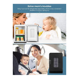 NORTHCLAN minikoelkast voor kamer 15 liter zwart - met 220 V AC/12 V DC voor auto