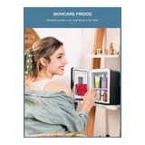 NORTHCLAN minikoelkast voor kamer 15 liter zwart - met 220 V AC/12 V DC voor auto