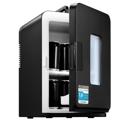 NORTHCLAN minikoelkast voor kamer 15 liter zwart - met 220 V AC/12 V DC voor auto