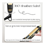 Sansbeauté Professionele Stijltang - 2 in 1 - Krultang