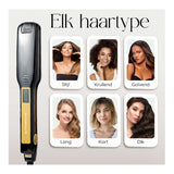 Sansbeauté Professionele Stijltang - 2 in 1 - Krultang