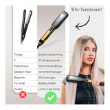 Sansbeauté Professionele Stijltang - 2 in 1 - Krultang