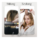 Sansbeauté Professionele Stijltang - 2 in 1 - Krultang