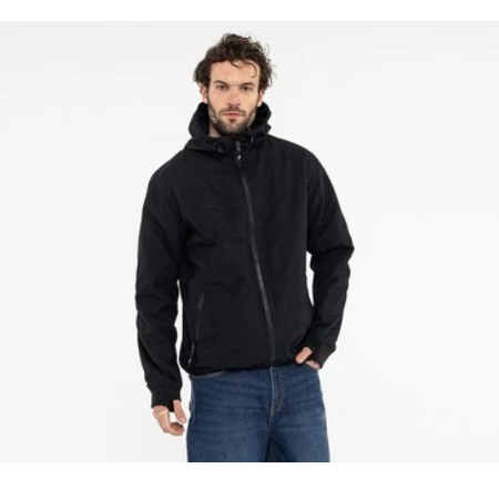 John Doe XTM Hoodie Rip Stop Hooded Jacket Maat XXL - Zwarte Motorjas