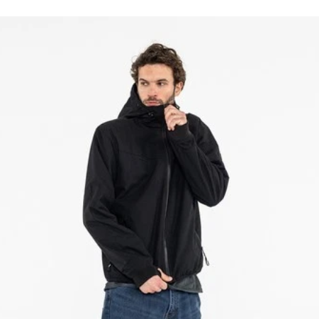 John Doe XTM Hoodie Rip Stop Hooded Jacket Maat XXL - Zwarte Motorjas