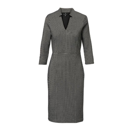 Mart Visser Novy Jurk - Zwart / Off White - Maat 44