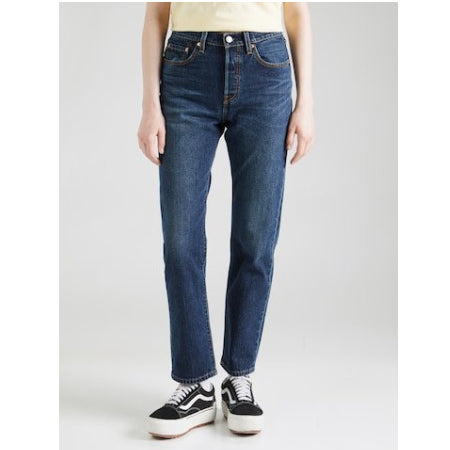 LEVI'S ® Regular Jeans '501® Jeans For Women' in Donkerblauw 31X32