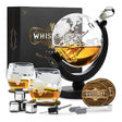 WHISISKEY - Wereldbol Karaf 900ml - Luxe Whisky Set
