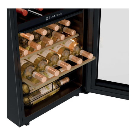 Haier wijnkoelkast HWS32GDG - 32 flessen - Zwart