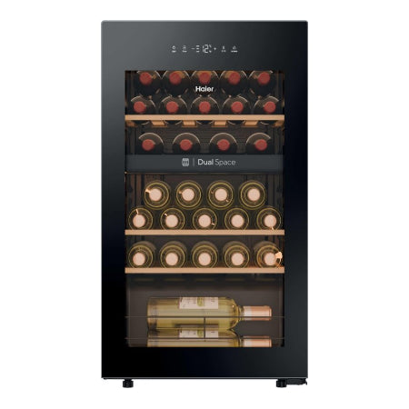 Haier wijnkoelkast HWS32GDG - 32 flessen - Zwart