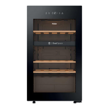 Haier wijnkoelkast HWS32GDG - 32 flessen - Zwart