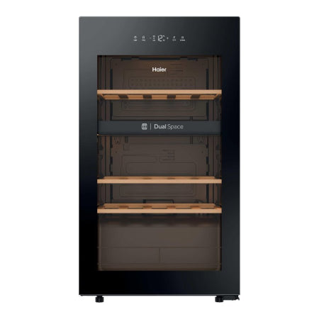 Haier wijnkoelkast HWS32GDG - 32 flessen - Zwart