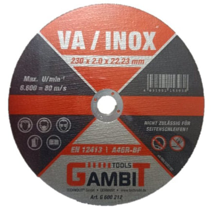 Doorslijpschijven Gambit 230x2.0x22.23 - 25 stuks