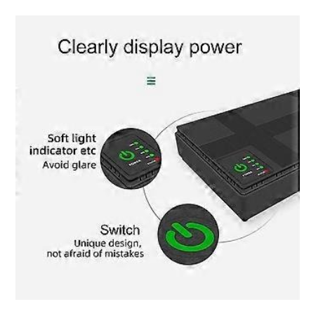 DC1018P DC 18W 10400mAh back-up UPS 