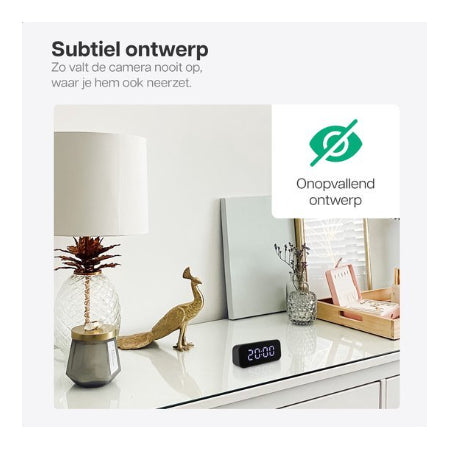 Bastix® S2 Spy Camera Klok met verborgen Camera