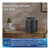 Erikssøn Luchtreiniger Elite - Zwart - 240 m3/u