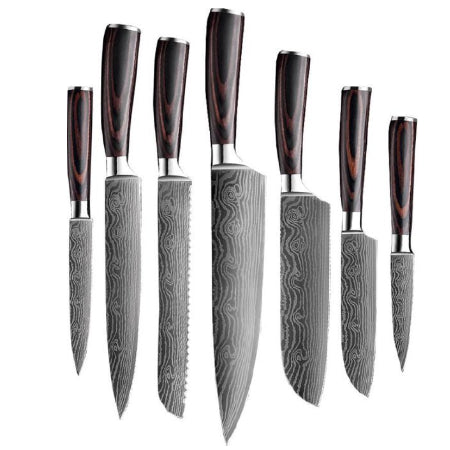 Shinrai Knives - Messenset - 7 delig
