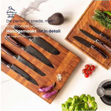 Shinrai Knives - Messenset - 7 delig