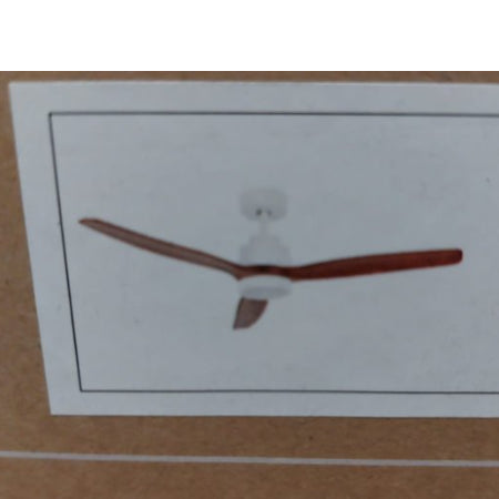 CREATE - Plafondventilator 40W silent Ø132 cm - Met Verlichting drie temperaturen - Met Afstandsbediening - 6 Snelheden - Timer - Zomer/Winter functie - wit WIND STYLANCE