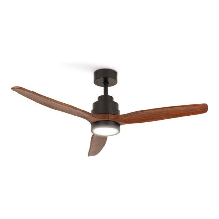 CREATE - Plafondventilator 40W silent Ø132 cm - Met Verlichting drie temperaturen - Met Afstandsbediening - 6 Snelheden - Timer - Zomer/Winter functie - wit WIND STYLANCE