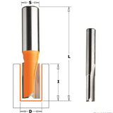 CMT 911.060.11 6 mm Groeffrees met 2 rechte snijkoppen schacht 8 mm52,8 - Graveerfrees 90 graden