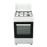 Everglades gasfornuis met gasoven EVCK039 - Wit - 50cm