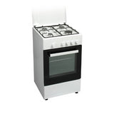 Everglades gasfornuis met gasoven EVCK039 - Wit - 50cm