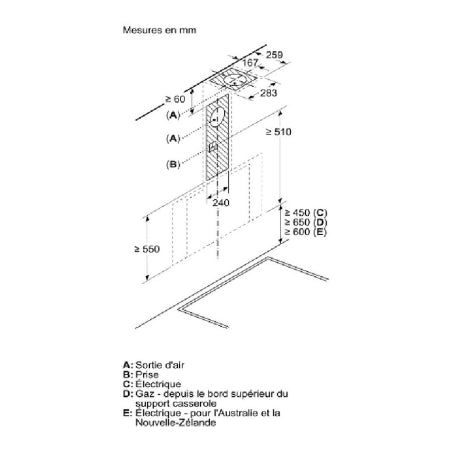 Siemens schuine afzuigkap LC91KLT60 - 90 cm - Zwart