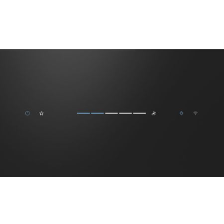 Siemens schuine afzuigkap LC91KLT60 - 90 cm - Zwart