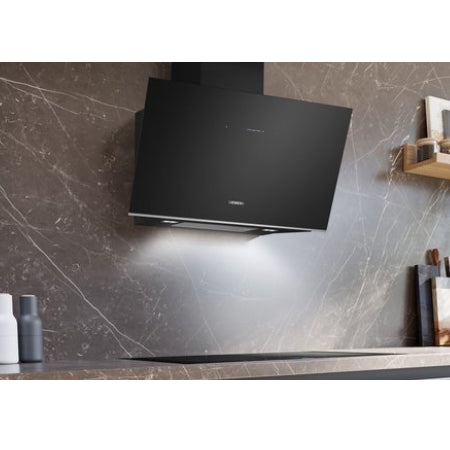 Siemens schuine afzuigkap LC91KLT60 - 90 cm - Zwart