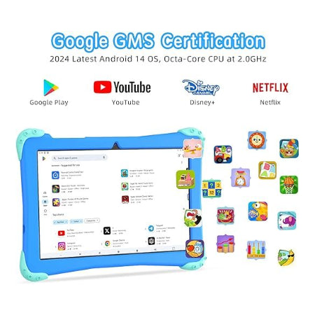 EagleSoar - 10.1 inch kindertablet - blauw