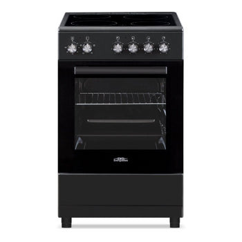 Everglades keramisch fornuis EVCK5120 - Mat Zwart - 50cm