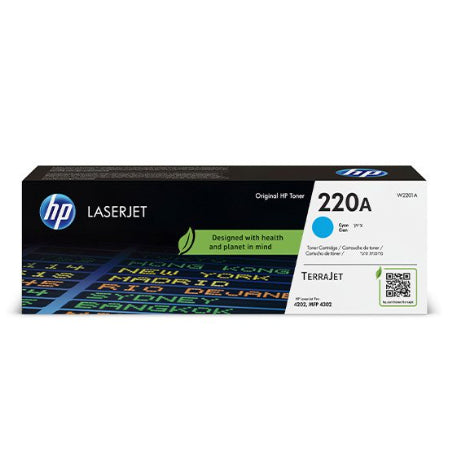 HP 220X - Originele Tonercartridge - Cyaan - Hoge Capaciteit