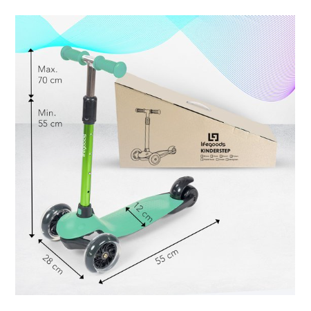 LifeGoods kinderstep mintgroen - 2-5 jaar