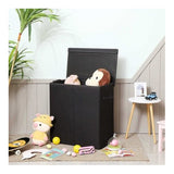 142L Wasmand met Deksel, Verdeelde Compartimenten, 23kg Max Lading