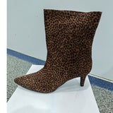 Gioia Chita Luipaard print laarsjes - Maat 41