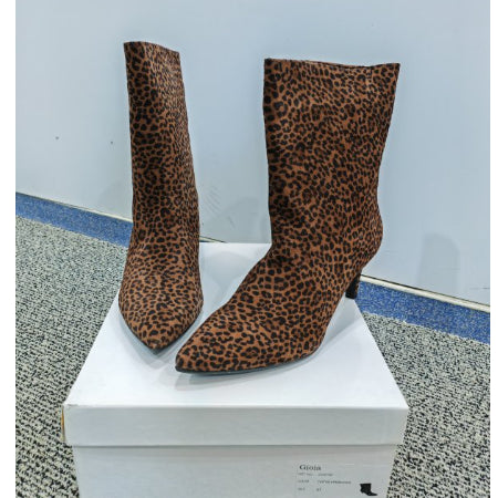 Gioia Chita Luipaard print laarsjes - Maat 41
