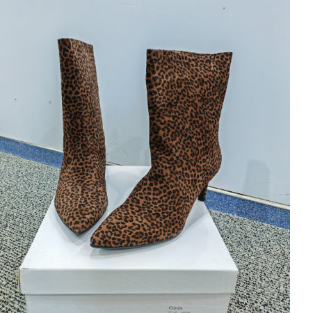 Gioia Chita Luipaard print laarsjes - Maat 40