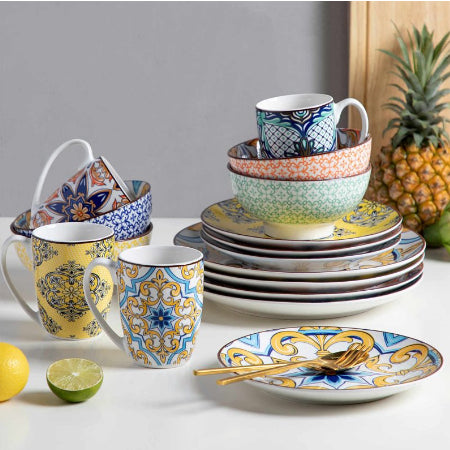 Servies - Vancasso Jasmin - 16 delige Dinnerware Set