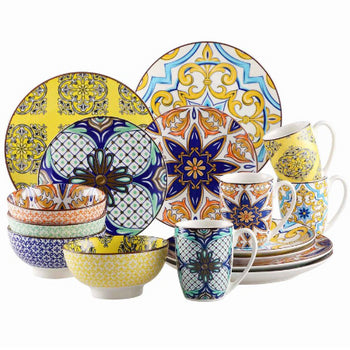 Servies - Vancasso Jasmin - 16 delige Dinnerware Set