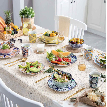 Servies - Vancasso Jasmin - 16 delige Dinnerware Set