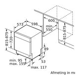 Bosch onderbouw vaatwasser SMU4HTS14E - Serie 4