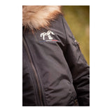 Pénélope Winterjas Bomber Lyon Glitter Zwart - Maat S