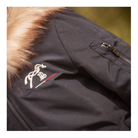 Pénélope Winterjas Bomber Lyon Glitter Zwart - Maat S