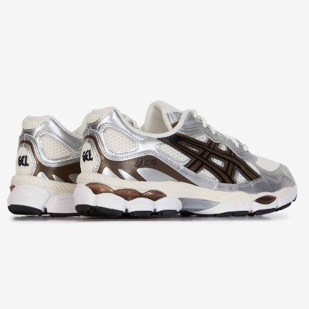 Asics kindersportschoen Gel-Nyc 1203A803-100 - Cream/Black/Brown - Maat 36