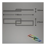 BRILONER - LED Plafondlamp - met afstandsbediening