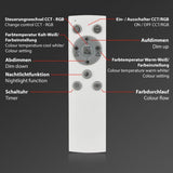 BRILONER - LED Plafondlamp - met afstandsbediening