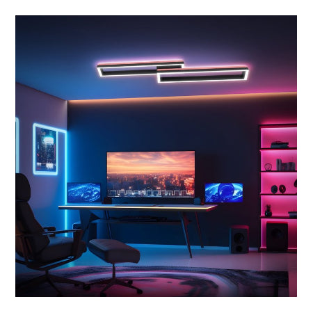 BRILONER - LED Plafondlamp - met afstandsbediening