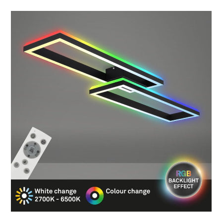 BRILONER - LED Plafondlamp - met afstandsbediening