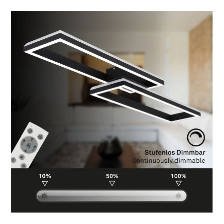 BRILONER - LED Plafondlamp - met afstandsbediening